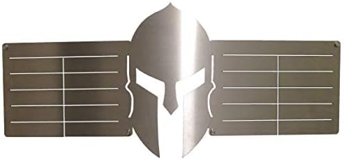Tulip Trade Super size stainless steel Spartan Helmet Medal Hanger for up to 200 medals, 90 cm wide