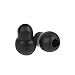 Beautyflier 1 Pair Silicone Replacement Ear Tip Earbud for Stethoscope (Black)