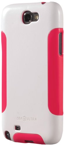 DBA CASES 639713195941 Complete Ultra Case for Samsung Galaxy Note II - Retail Packaging - White/Pink