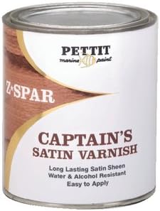 Pettit V975Q Captain's Satin Sheen Varnish, Qt