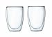 Bodum Pavina Double Wall Glass, 12-Ounce, Set of 4