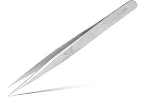 SZELES Vetus Tweezer Non-magnetic Stainless Steel Pointed Tip 1-SA