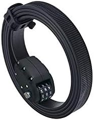 OTTOLOCK Stahl & Kevlar Zahlen-Fahrradschloss 152cm leicht, kompakt, sicher, beständig und damit ideal für Radfahrer und dein Sportequipment Black