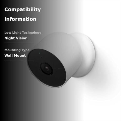 Google Nest Cam Outdoor or Indoor, Battery - 2nd Generation - 1 Pack - View 3