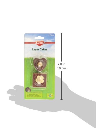 Kaytee 2 Count Chew Toy, Layer Cakes