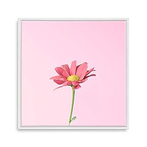 Framed Canvas Wall Art for Living Room, Bedroom Pastel Flower I Canvas Prints for Home Decoration Ready to Hang - 16x16 inches