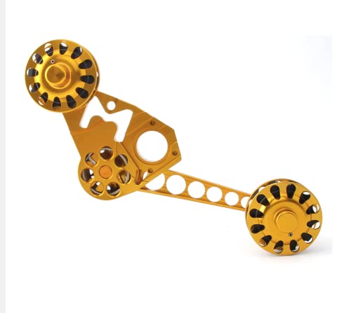 London Craftwork Chain Tensioner for BROMPTON Derailleur Rear Pulley 1-6 Speed Hub GOLD