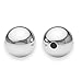 50pcs Adabele Authentic 925 Sterling Silver Hypoallergenic Seamless 2mm (0.08 Inch) Small Tiny Round Loose Beads Spacer for DIY Craft Jewelry Making SS140