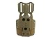Safariland 6004 Small Tactical Plain w/DFA 6004-25-55, Dark Earth