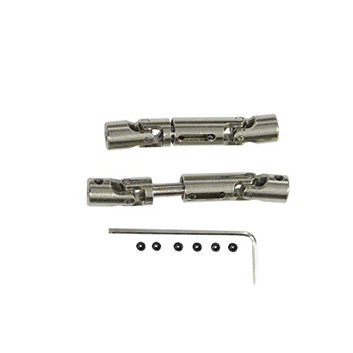 image for Wenini Drive Shaft - 2PC Upgrade Parts Silver Metal Drive Shaft for WP