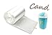 Cand Medium Trash Bags, 7 Gallon Clear Garbage Bags, 110 Counts