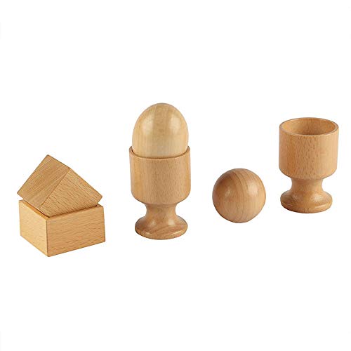 Montessori Egg Ball, Cup, Cube, Box Sensorial Learning Toy for Toddlers