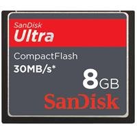 Sandisk SDCFH-008G-A11 8GB CompactFlash memory card - memory cards (CompactFlash)