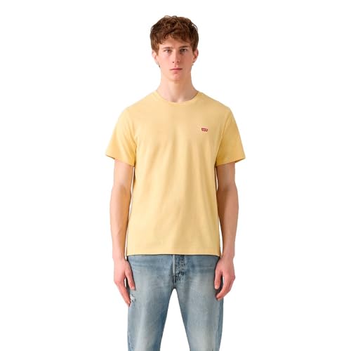 SS Original Hm tee Straw Slub Jersey, Straw, M