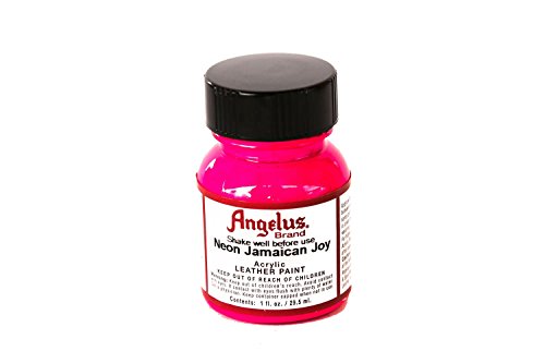 Angelus Acrylic Neon Paint 1 Oz. (Jamaicn Joy Pink)