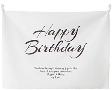 誕生日 飾り付け ナチュラルでおしゃれ タペストリー Happy Birthday 飾り シンプル