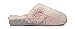 Vionic Women's Indulge Gemma Plush Slipper - Ladies Adjustable Mule Slipper with Concealed Orthotic Arch Support Blush 8 M US