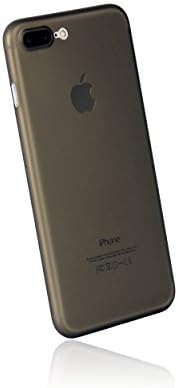 hardwrk ultra-slim Case for Apple iPhone 7 PLUS and 8 PLUS - frosted black - full Protective Hard Skin Shell Cover - Super-Thin - Supports Qi Wireless Charging - matte black