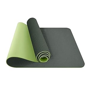 ComFyMat Yoga Mat – Non-Slip Premium TPE Yoga Mat [Bonus Waterproof Carry Bag] – Eco-Friendly Workout Mat for Pilates, Meditation, Women, Men – Fitness Exercise Mat, 183cm x 61cm x 6mm