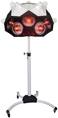 Infrared Heat Lamp Sun Baking Lamp Red Light for Salon Hair Dryer Color Processor Ironing Heating Machine,White
