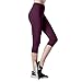 Lapasa Women's Yoga Capri Pants Leggings Plus Size High Waist Tummy Control Workout Running Tights w Hidden Pocket L02