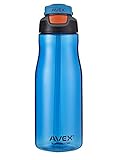 AVEX Wells Water Bottle, Blue, 32-Ounce