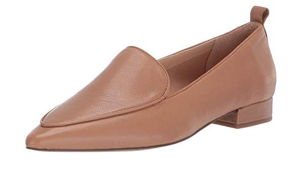 franco sarto studio pointed toe leather loafer