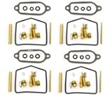 Set of 4 Honda CB400F Deluxe Carburetor Repair Kits - 1975-1977 - For All 4 Carburetors