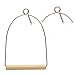 Balacoo Bird Swing Perch – Wooden Parrot Standing Toy Birdcage Wood Hanging Stand for Parakeets, Cockatiels,Guinea Pig (Size S)thumb 1