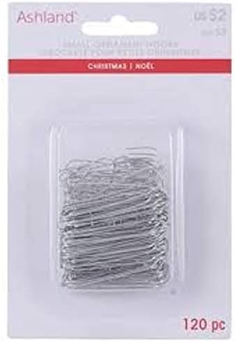 Ornament Hooks - Ashland Silver Ornament 1 1/2 in. Hooks 120 per pkg