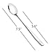Obston Long Handle Mixing Spoons, Ice Tea Spoons Stainless Steel, 12 Pieces