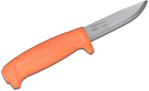 Morakniv Basic 511 Fixed Blade Knife w/ Molded Polymer Sheath (Orange)