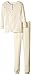 Burt's Bees Kid's Organic Henley Pajama Tee and Pant Set - 4T - Ivory