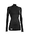 Under Armour Women's ColdGear Infrared Tactical Mock, Black /Black, Medium