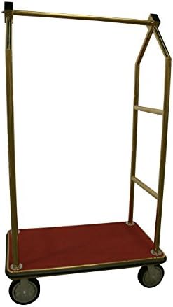 Classic Trail Hospitality Luggage Cart, Gold