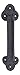 Cast Iron Gate Door Pull Handle Set of Two
