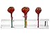 Cq acrylic 25 Hole Lollipop Holder,Clear Acrylic Cake Pop Lollipop Decorating Stand Holder Display for Party,Pack of 2