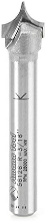 Amana Tool - 56126 Carbide Tipped Pt. Cutting Roundover 3/16 Radius x 3/8 Dia x 19/64 x