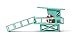 Candylab Toys Wooden Cars, Wood Toys for Kids, Malibu Lifeguard Tower, Solid Beech Wood