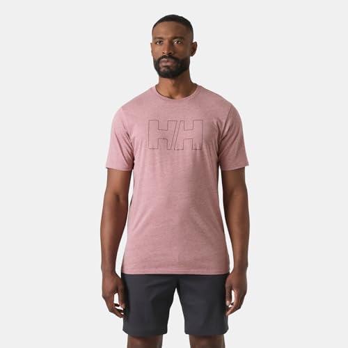 Men's HH Tech Logo T-Shirt, Wildberry, M