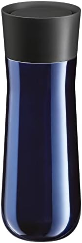 Impulse - Tazza termica da 350 ml, con chiusura automatica, apertura a 360°, mantiene le bevande calde per 8 ore e fredde per 12 ore, blu