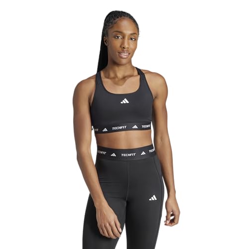 Donna Techfit Bra, Black, XS