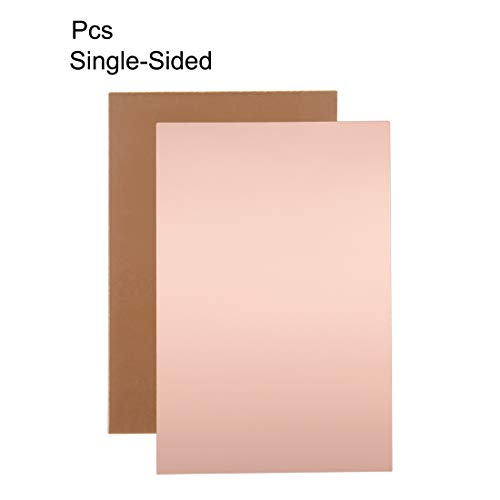 uxcell 150x100mm Single-Sided Copper Clad Laminate PCB Circuit Bakelite Board 1.5mm Thickness DIY Prototyping PCB Board