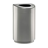 Safco Open-Top Modern Trash Can, Durable