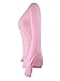 Moxeay V-Neck One Piece Bodysuit Long Sleeve Bodycon Rompers Overall (Small, Pink)