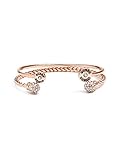 GUESS Women's Rose Gold-Tone Bangle Set