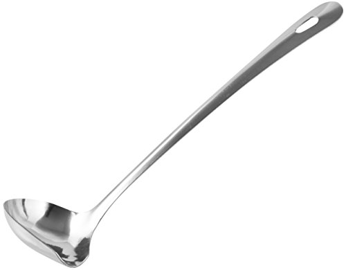 Fackelmann 24357 Cucchiaio da Salsa Lara, mestolo, Cucchiaio da zuppa, 28 cm