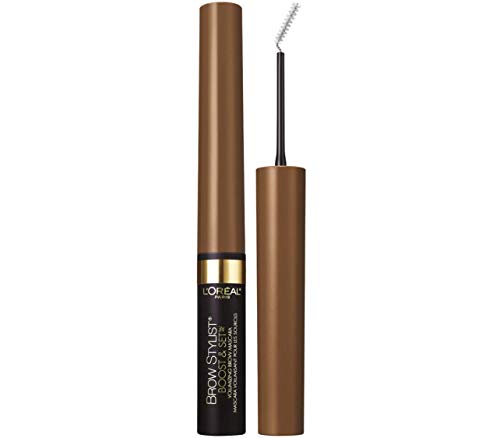 L'Oreal Paris Cosmetics Brow Stylist Boost & Set Brow Mascara, Light Brunette, 0.1 Fluid Ounce