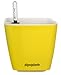 Aquaphoric Self Watering Planter (5”) + Fiber Soil = Foolproof Indoor Home Garden. Decorative Planter Pot for All Plants, Flowers, Herbs, African