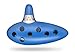ThinkGeek Legend of Zelda Replica Electronic Ocarina of Time Triforce Music Player - Includes Ocarina of Time, Stand, and Illustrated Song Book